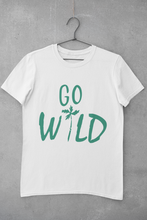 Load image into Gallery viewer, Go Wild Women Half Sleeves T-shirt- KidsFashionVilla
