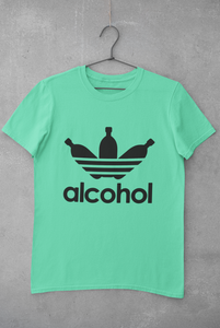 Alcohol Women Half Sleeves T-shirt- KidsFashionVilla