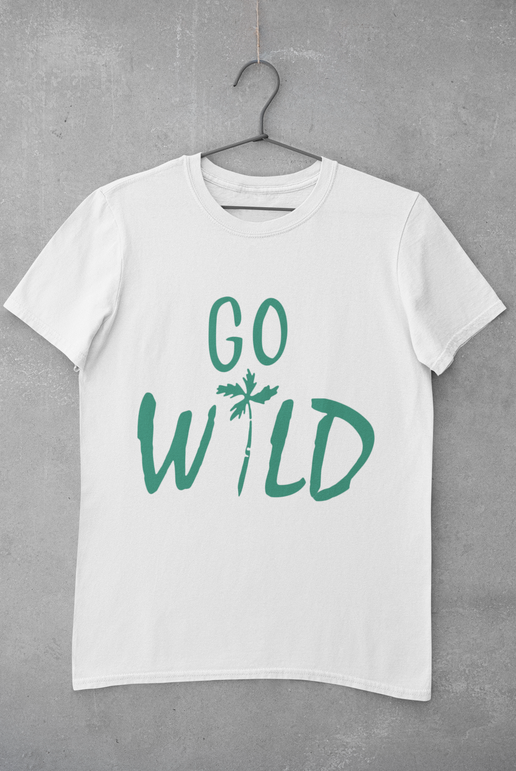 Go Wild Mens Half Sleeves T-shirt- KidsFashionVilla