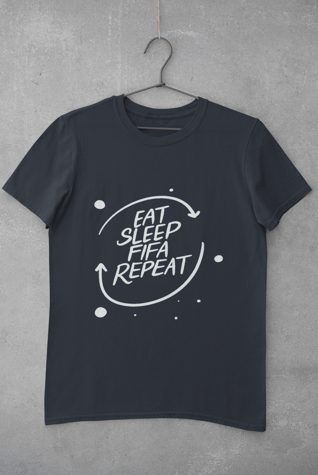 Eat Sleep Repeat  Mens Half Sleeves T-shirt- KidsFashionVilla