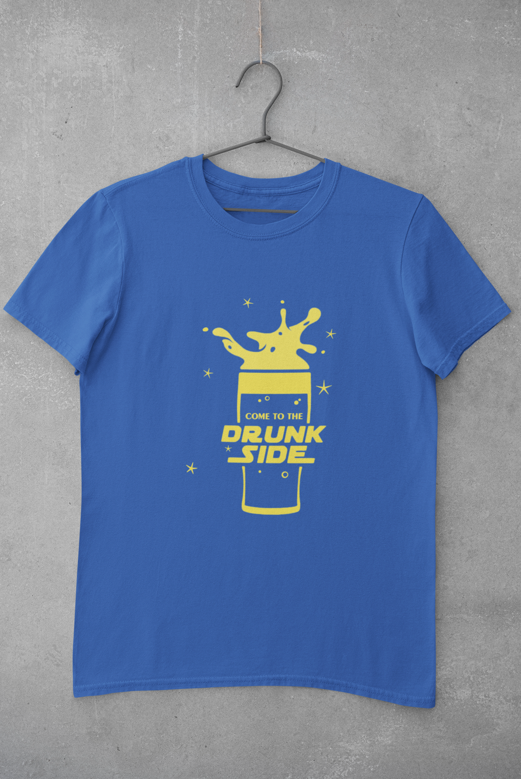 Drunk Mens Half Sleeves T-shirt- KidsFashionVilla