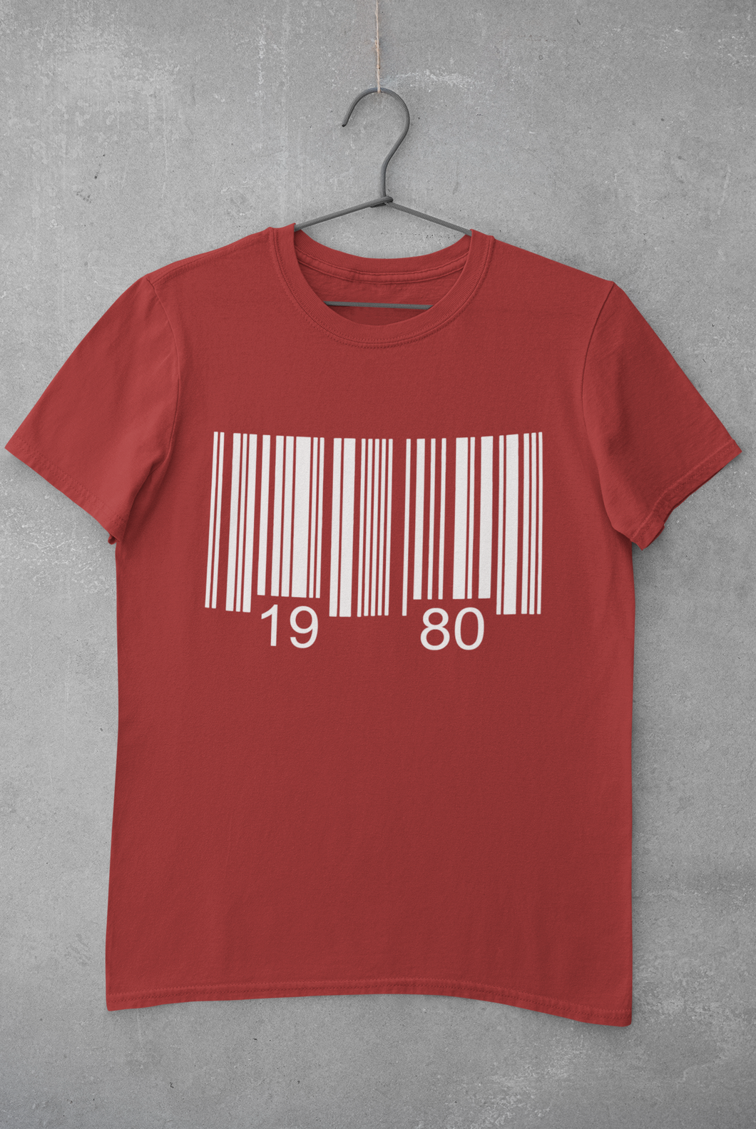 Bar Code Birthday Mens Half Sleeves T-shirt- KidsFashionVilla