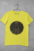 Load image into Gallery viewer, Buddha Gold Women Half Sleeves T-shirt- KidsFashionVilla
