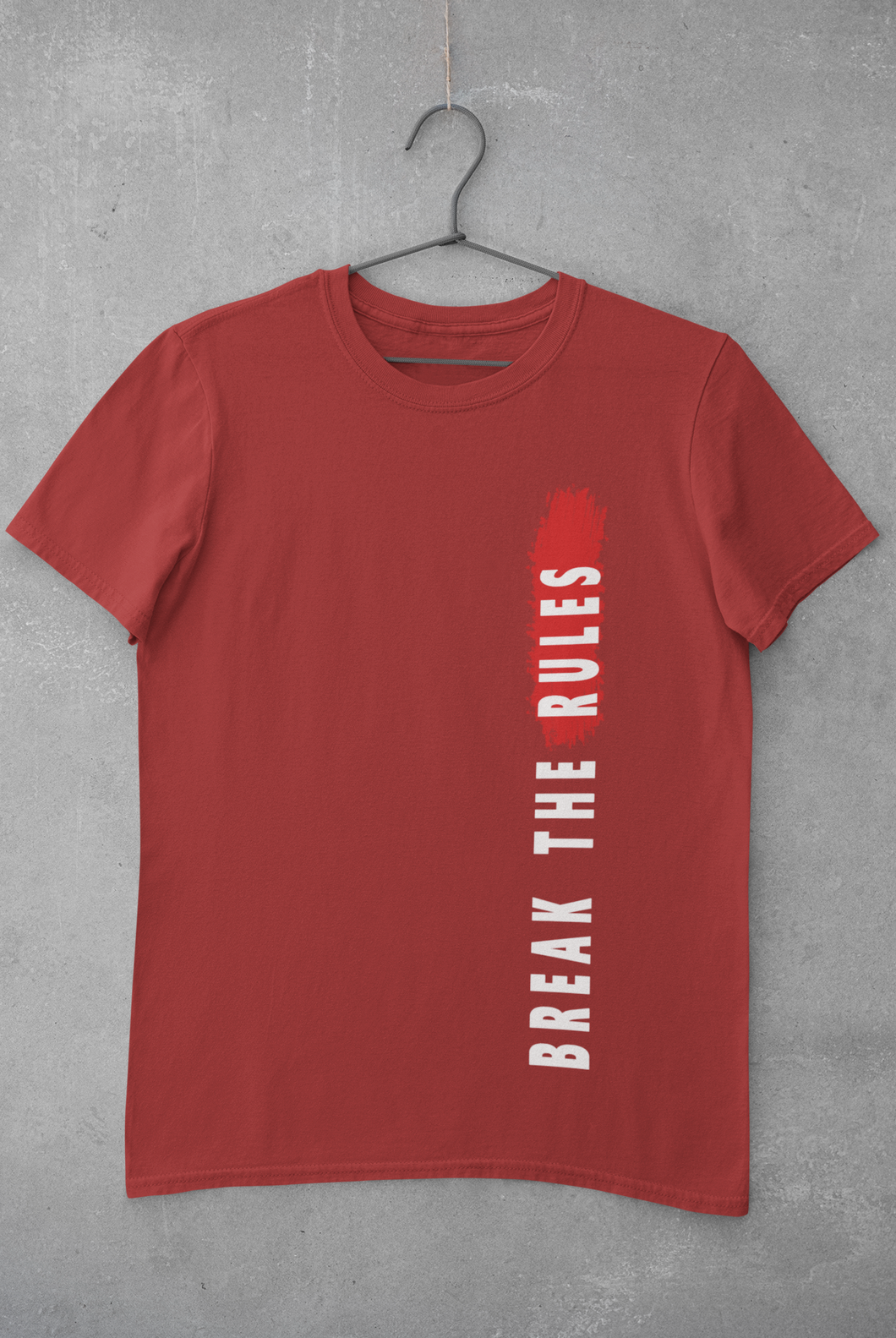 Break The Rules Mens Half Sleeves T-shirt- KidsFashionVilla