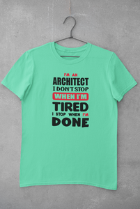 I Am Architect Profession Women Half Sleeves T-shirt- KidsFashionVilla