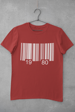 Load image into Gallery viewer, Bar Code Birthday Women Half Sleeves T-shirt- KidsFashionVilla
