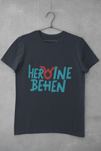 Load image into Gallery viewer, Heroine Behen Women Half Sleeves T-shirt- KidsFashionVilla
