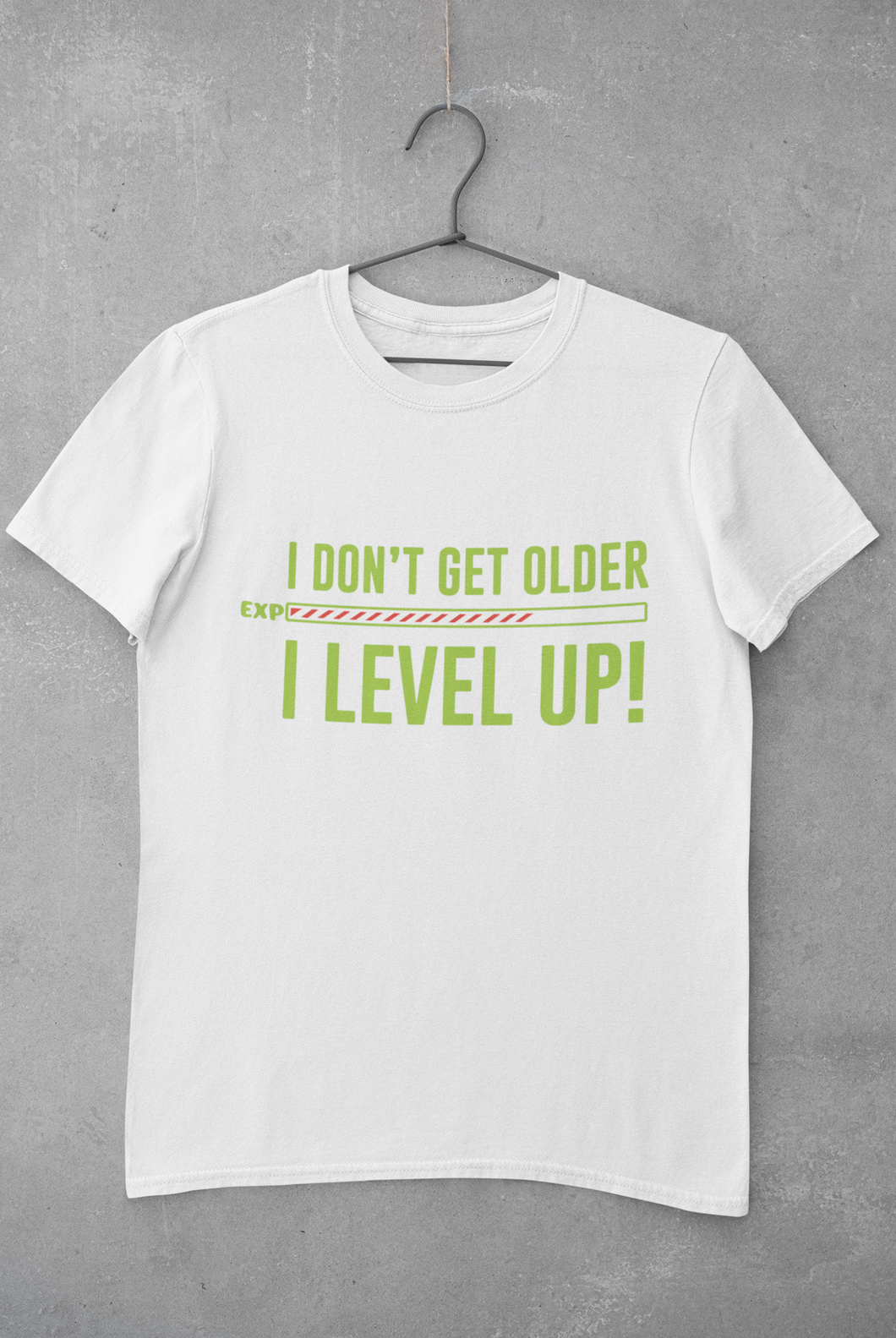 I Level Up Mens Half Sleeves T-shirt- KidsFashionVilla