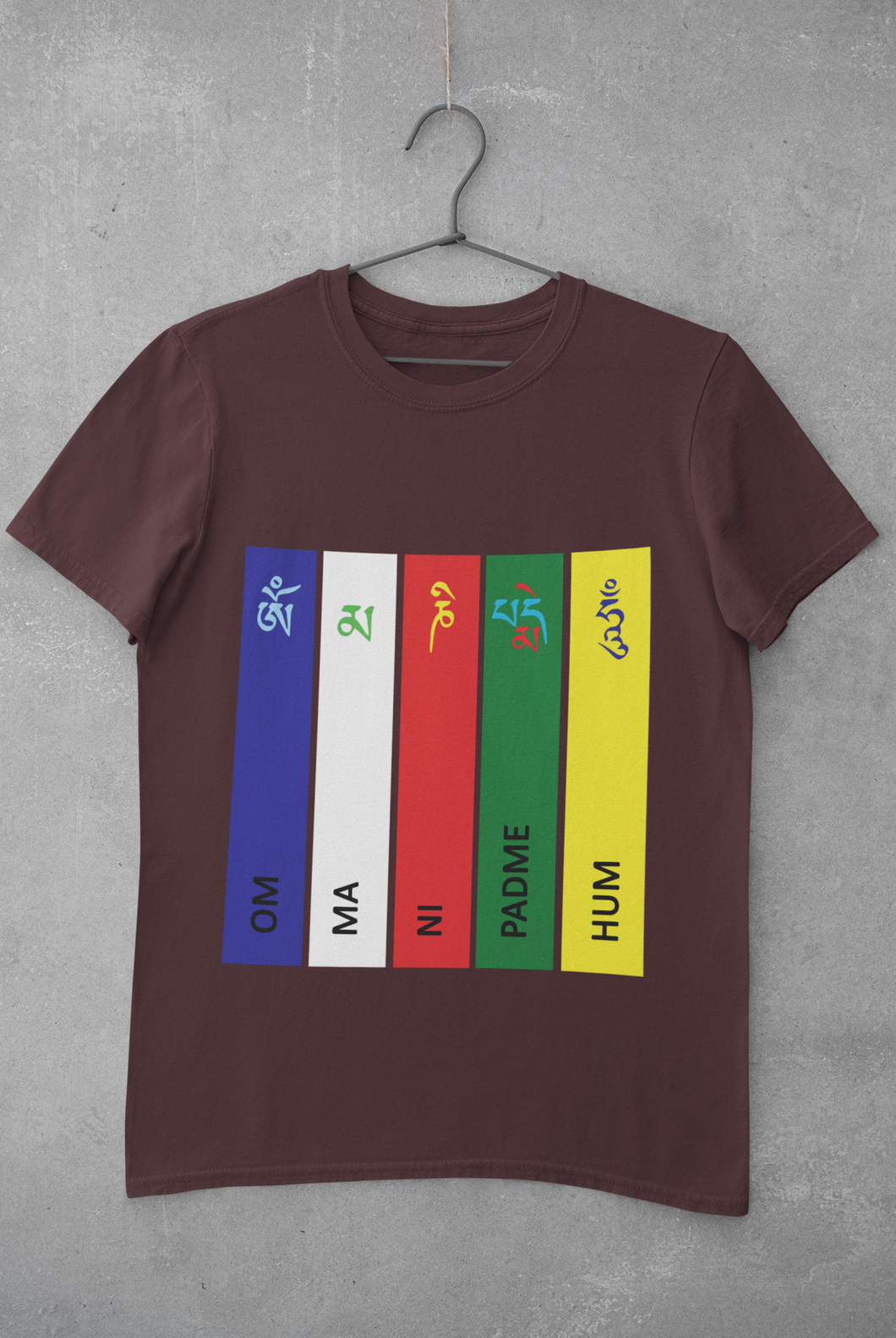 Ladakh Om Mani Padme Hum Mens Half Sleeves T-shirt- KidsFashionVilla