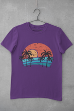 Load image into Gallery viewer, Sunset Mens Half Sleeves T-shirt- KidsFashionVilla
