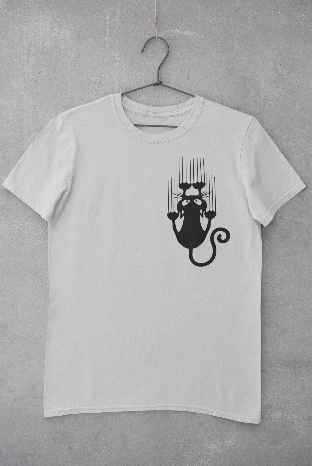 Sliding Cat Women Half Sleeves T-shirt- KidsFashionVilla