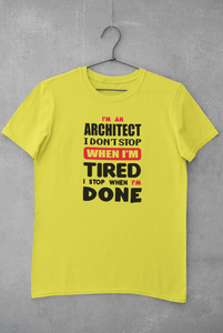I Am Architect Profession Women Half Sleeves T-shirt- KidsFashionVilla