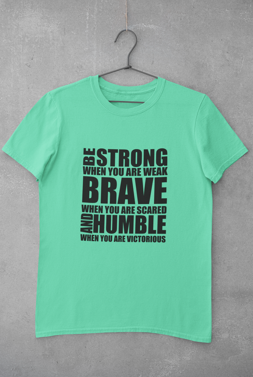 Be Strong Women Half Sleeves T-shirt- KidsFashionVilla