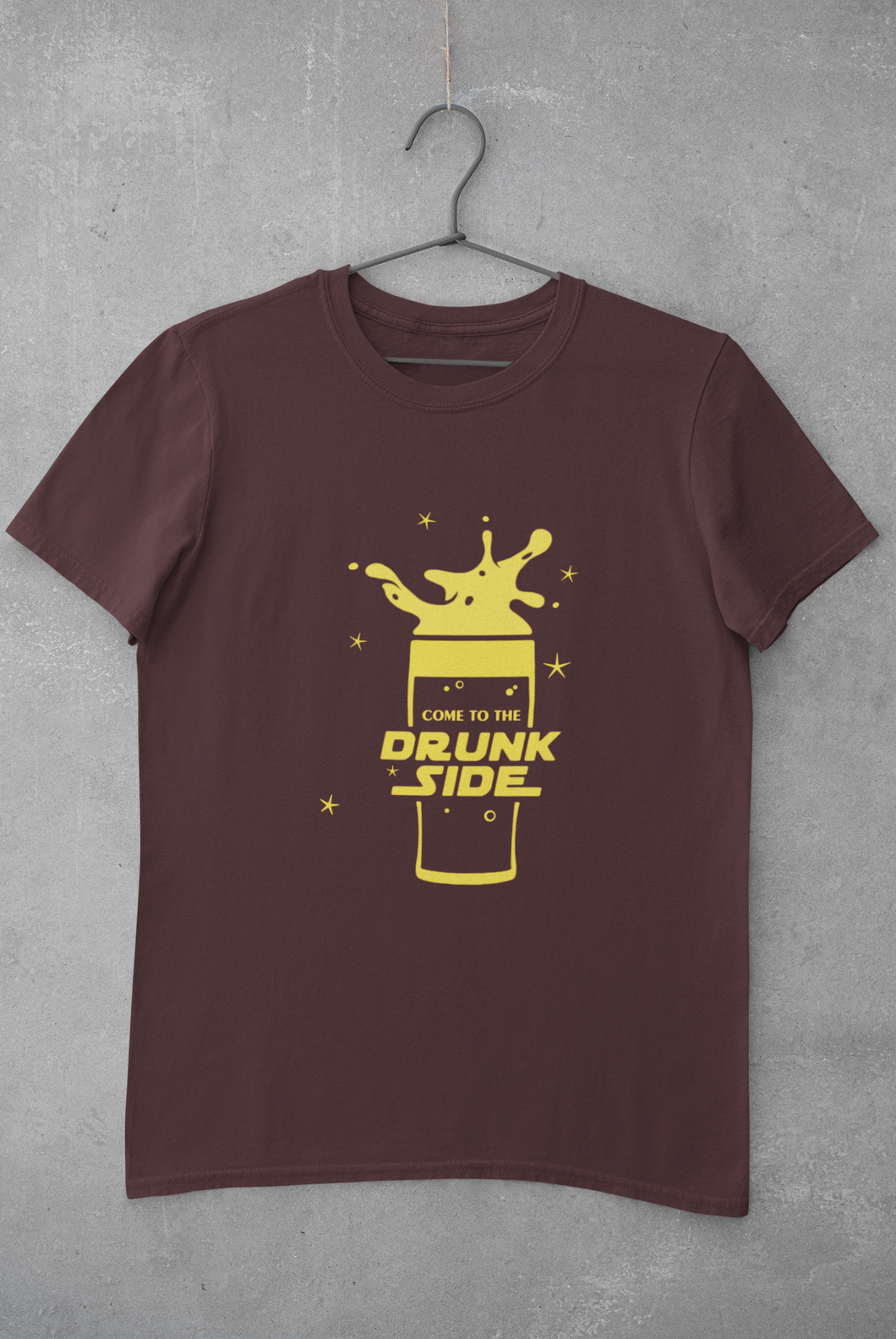 Drunk Mens Half Sleeves T-shirt- KidsFashionVilla