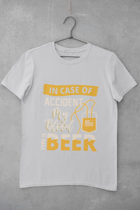 My Blood Type Is Beer Women Half Sleeves T-shirt- KidsFashionVilla