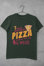 Load image into Gallery viewer, Pizza Women Half Sleeves T-shirt- KidsFashionVilla
