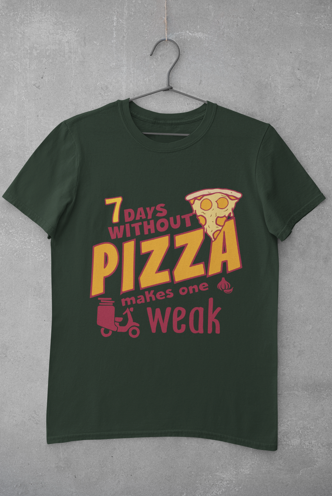 Pizza Women Half Sleeves T-shirt- KidsFashionVilla