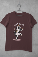 Load image into Gallery viewer, I Got Moves Women Half Sleeves T-shirt- KidsFashionVilla
