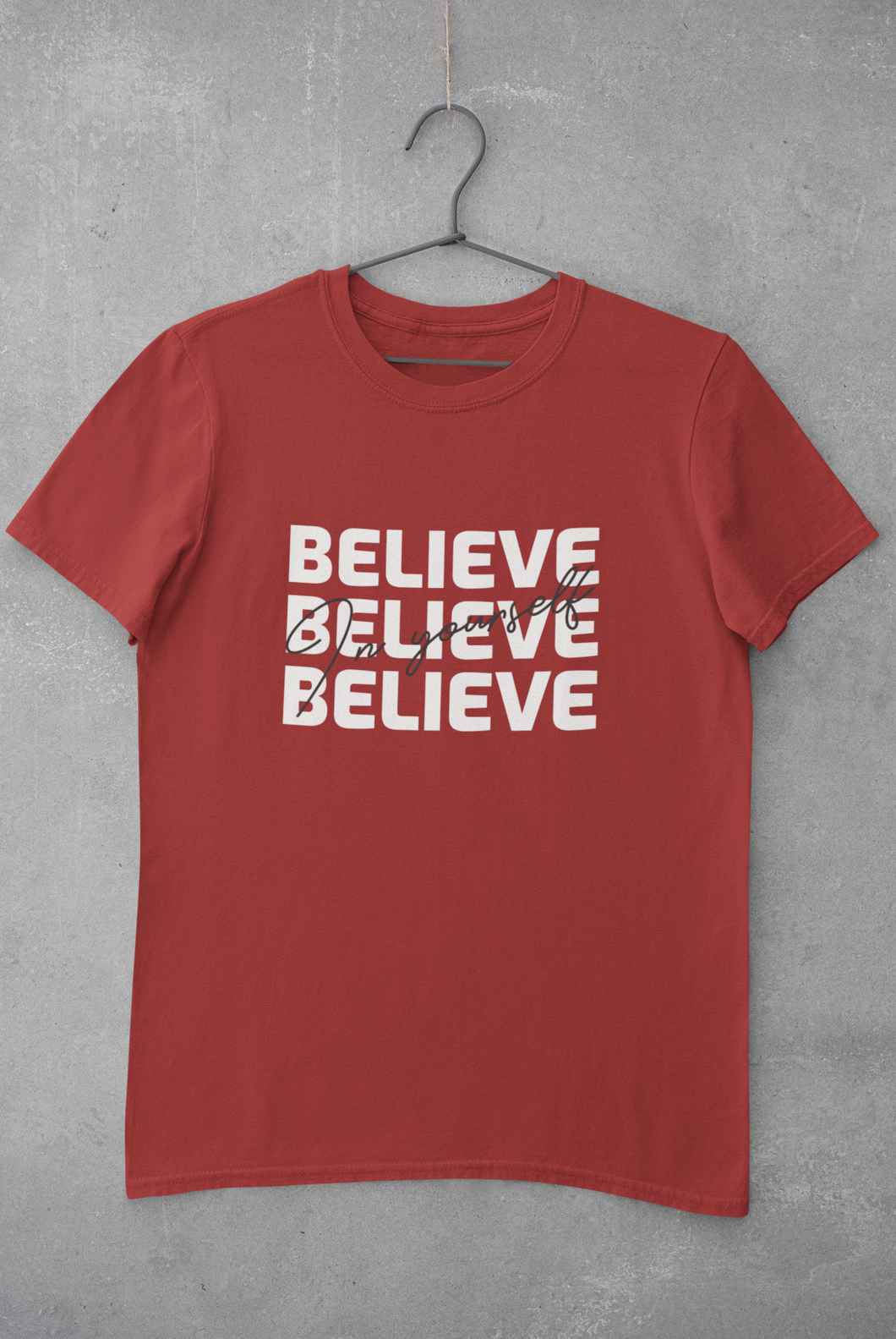 Believe Mens Half Sleeves T-shirt- KidsFashionVilla