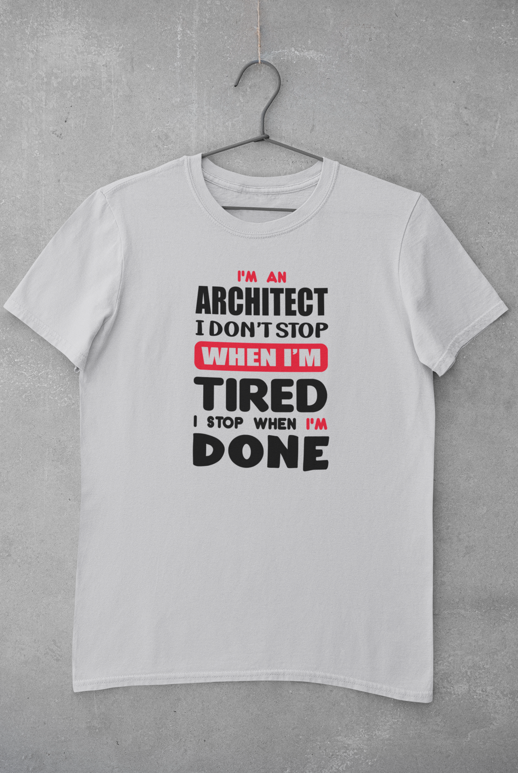 I Am Architect Profession Mens Half Sleeves T-shirt- KidsFashionVilla