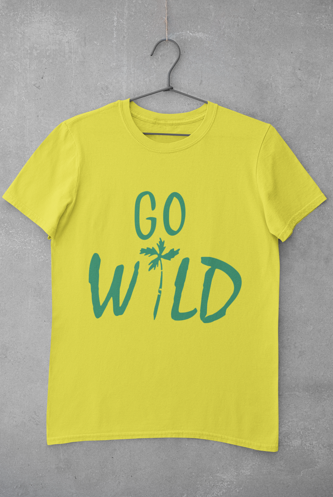 Go Wild Mens Half Sleeves T-shirt- KidsFashionVilla