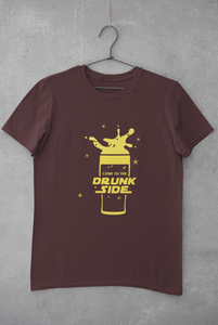 Drunk Women Half Sleeves T-shirt- KidsFashionVilla
