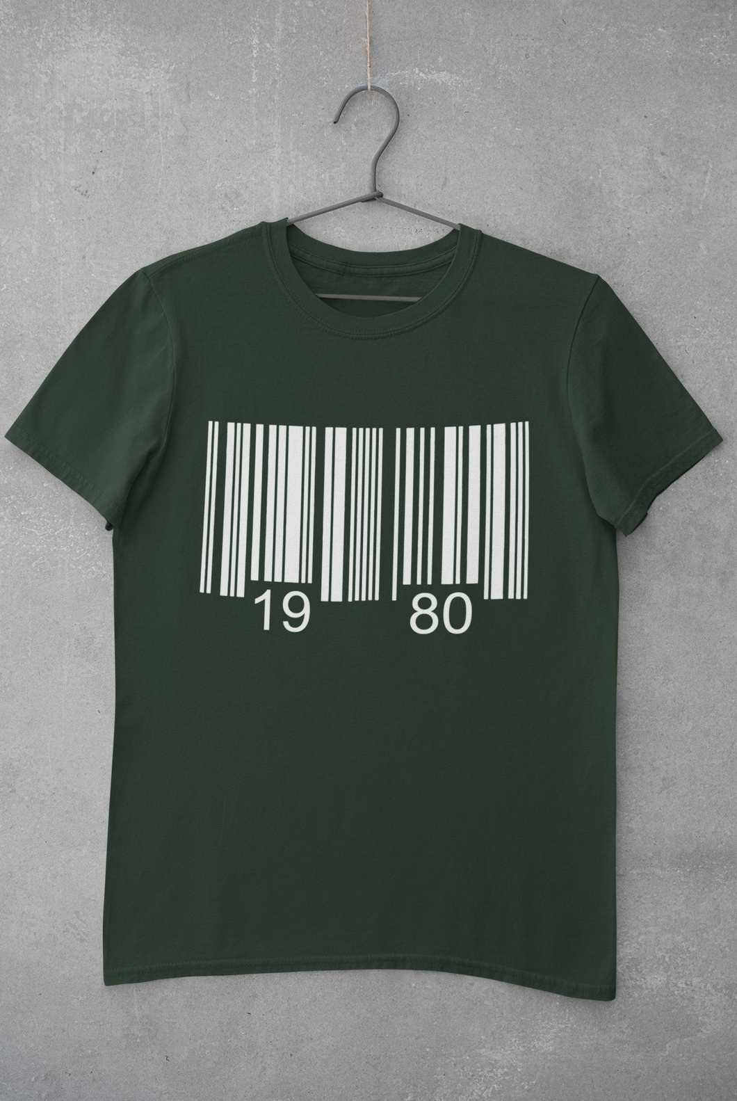 Bar Code Birthday Mens Half Sleeves T-shirt- KidsFashionVilla