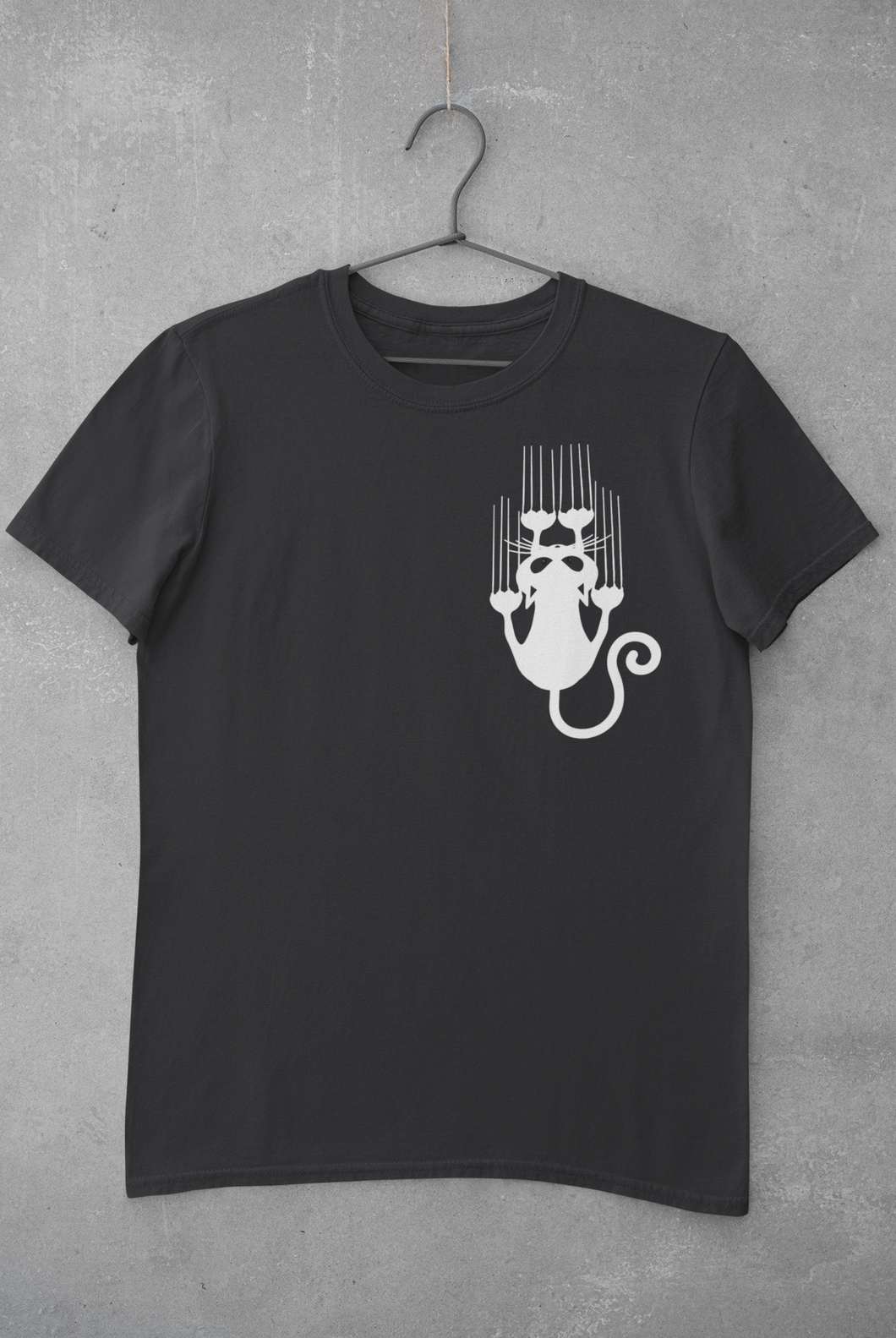 Sliding Cat Women Half Sleeves T-shirt- KidsFashionVilla