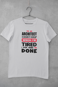 I Am Architect Profession Women Half Sleeves T-shirt- KidsFashionVilla