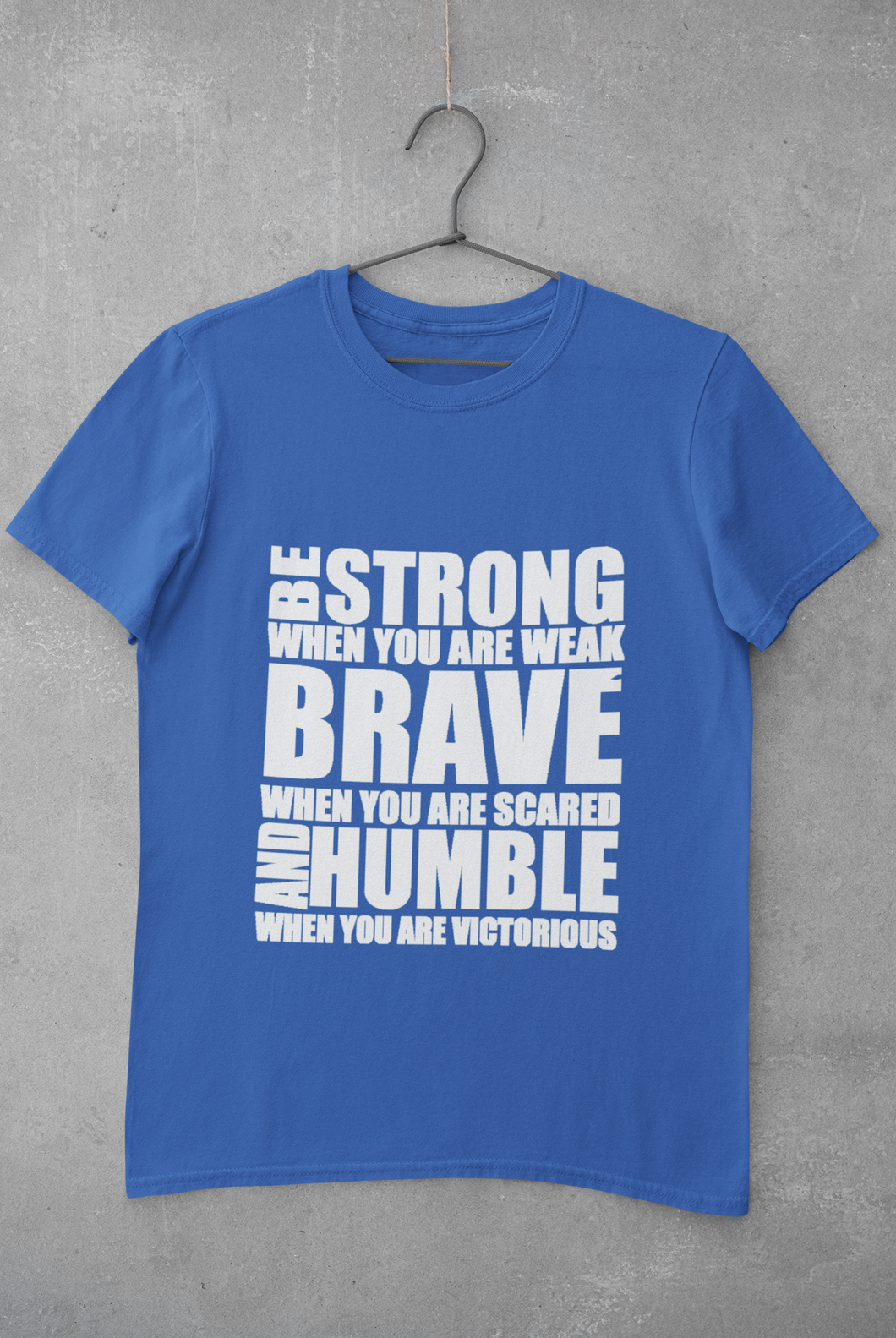 Be Strong Women Half Sleeves T-shirt- KidsFashionVilla