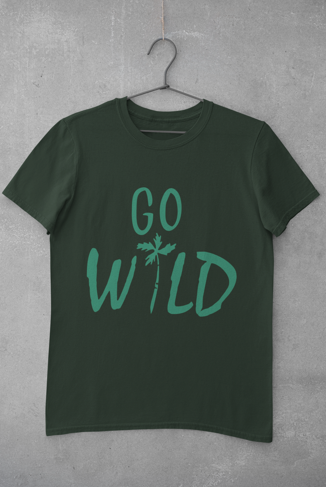 Go Wild Mens Half Sleeves T-shirt- KidsFashionVilla