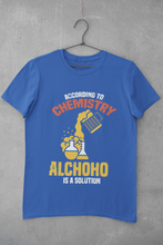 Load image into Gallery viewer, Alcohol Is A Solution Mens Half Sleeves T-shirt- KidsFashionVilla
