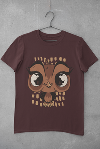 Baby Owl Mens Half Sleeves T-shirt- KidsFashionVilla