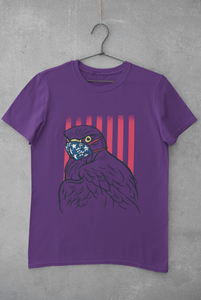 Eagle Women Half Sleeves T-shirt- KidsFashionVilla