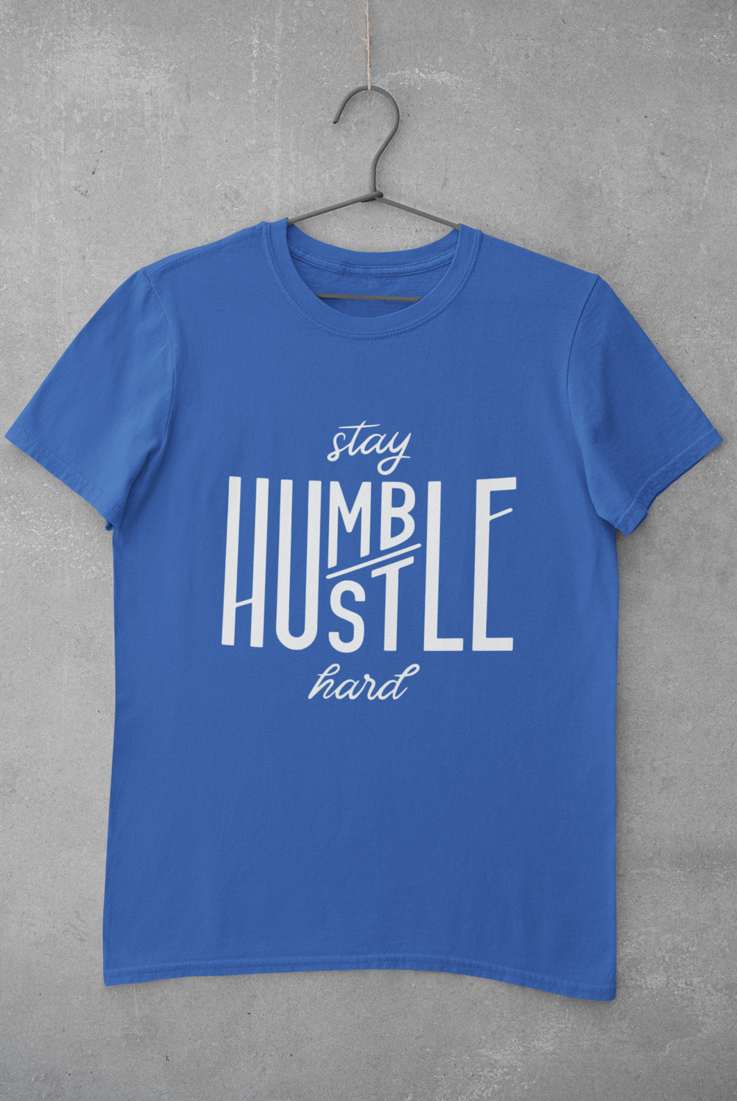 Stay Humble Mens Half Sleeves T-shirt- KidsFashionVilla