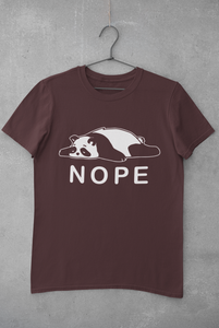 Nope Women Half Sleeves T-shirt- KidsFashionVilla