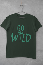 Load image into Gallery viewer, Go Wild Women Half Sleeves T-shirt- KidsFashionVilla
