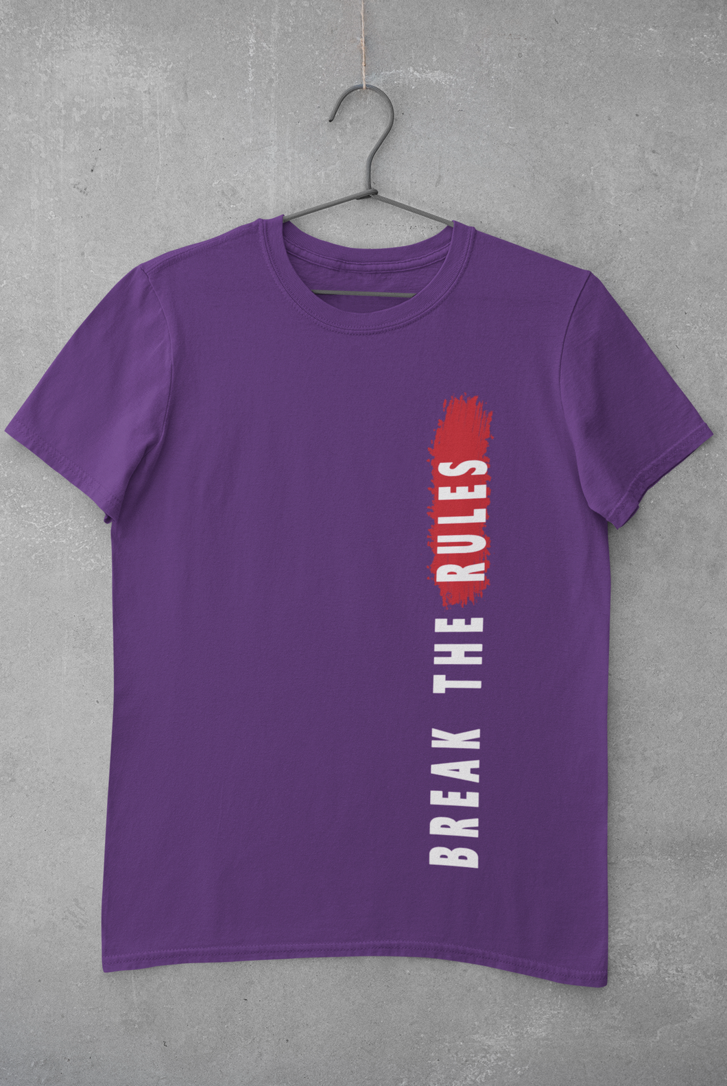 Break The Rules Women Half Sleeves T-shirt- KidsFashionVilla