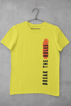 Load image into Gallery viewer, Break The Rules Women Half Sleeves T-shirt- KidsFashionVilla

