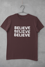 Load image into Gallery viewer, Believe Mens Half Sleeves T-shirt- KidsFashionVilla
