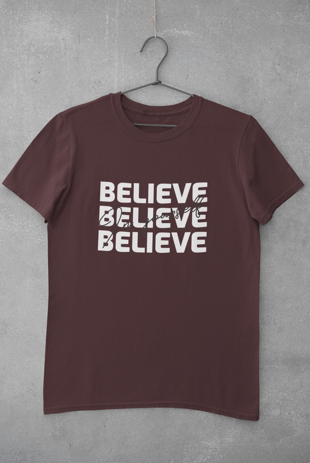 Believe Mens Half Sleeves T-shirt- KidsFashionVilla