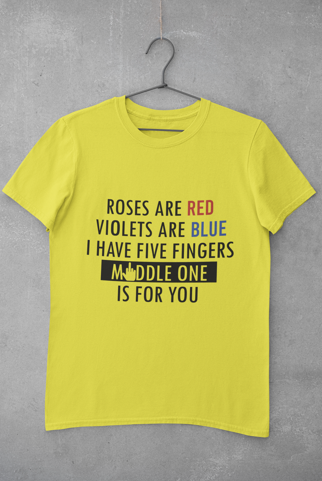 Middle One Mens Half Sleeves T-shirt- KidsFashionVilla