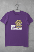 Load image into Gallery viewer, Om Ignoram Women Half Sleeves T-shirt- KidsFashionVilla
