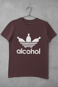 Alcohol Women Half Sleeves T-shirt- KidsFashionVilla