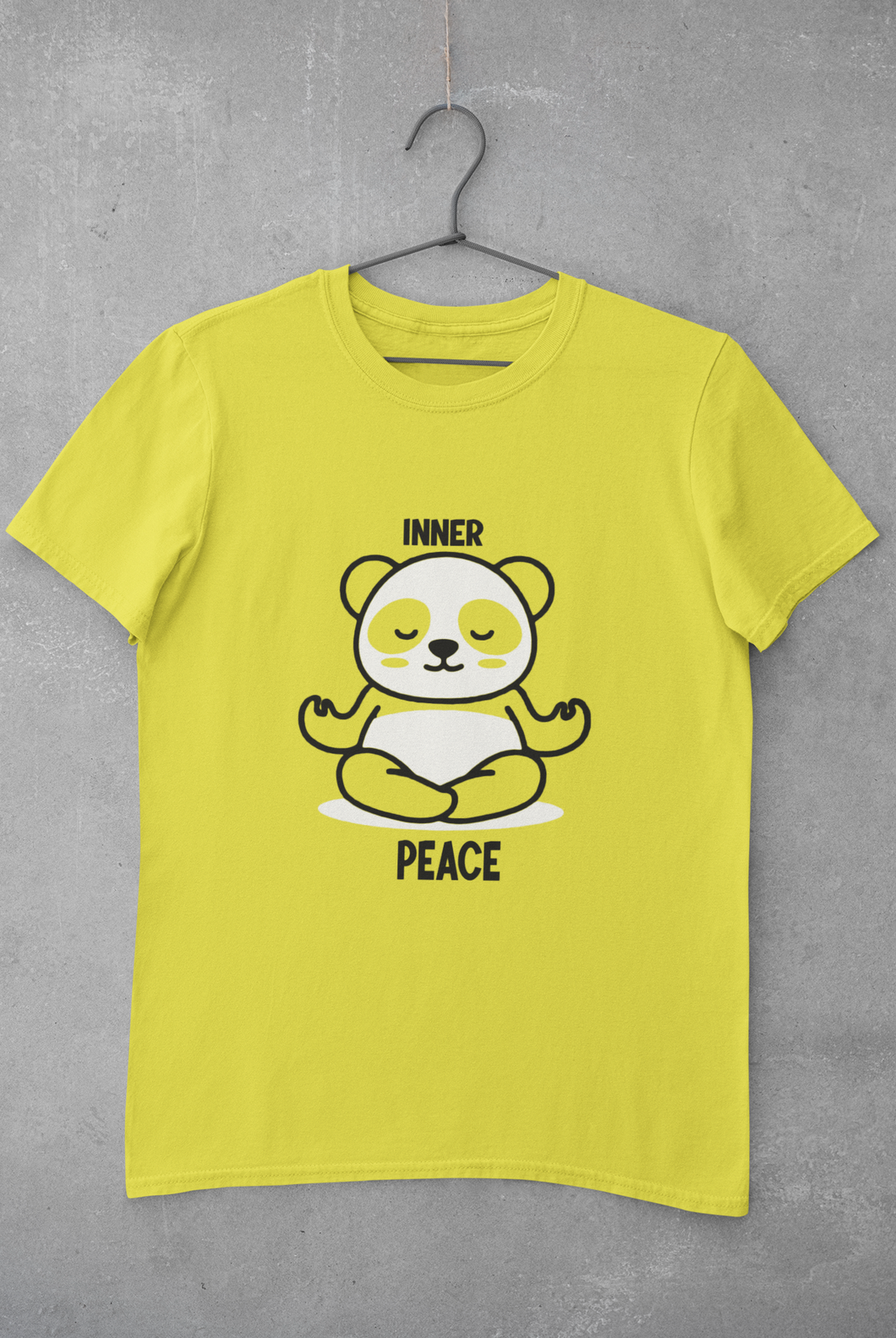 Inner Peace Mens Half Sleeves T-shirt- KidsFashionVilla