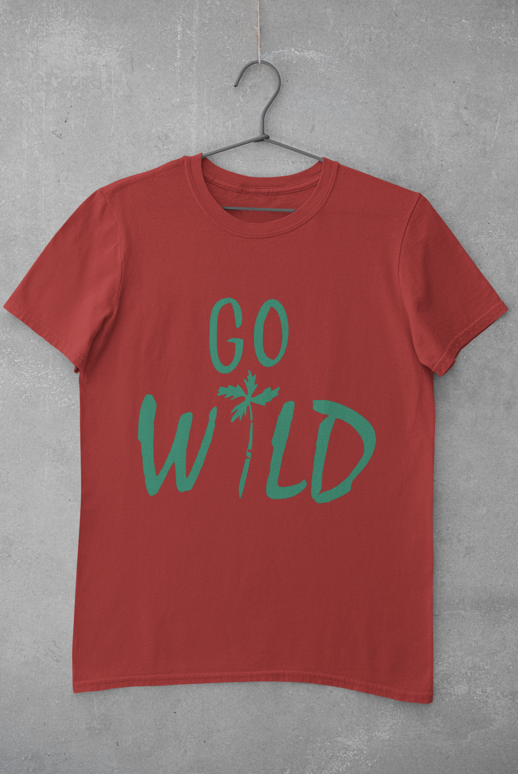 Go Wild Mens Half Sleeves T-shirt- KidsFashionVilla