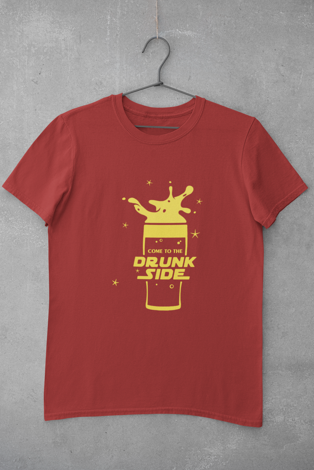 Drunk Mens Half Sleeves T-shirt- KidsFashionVilla