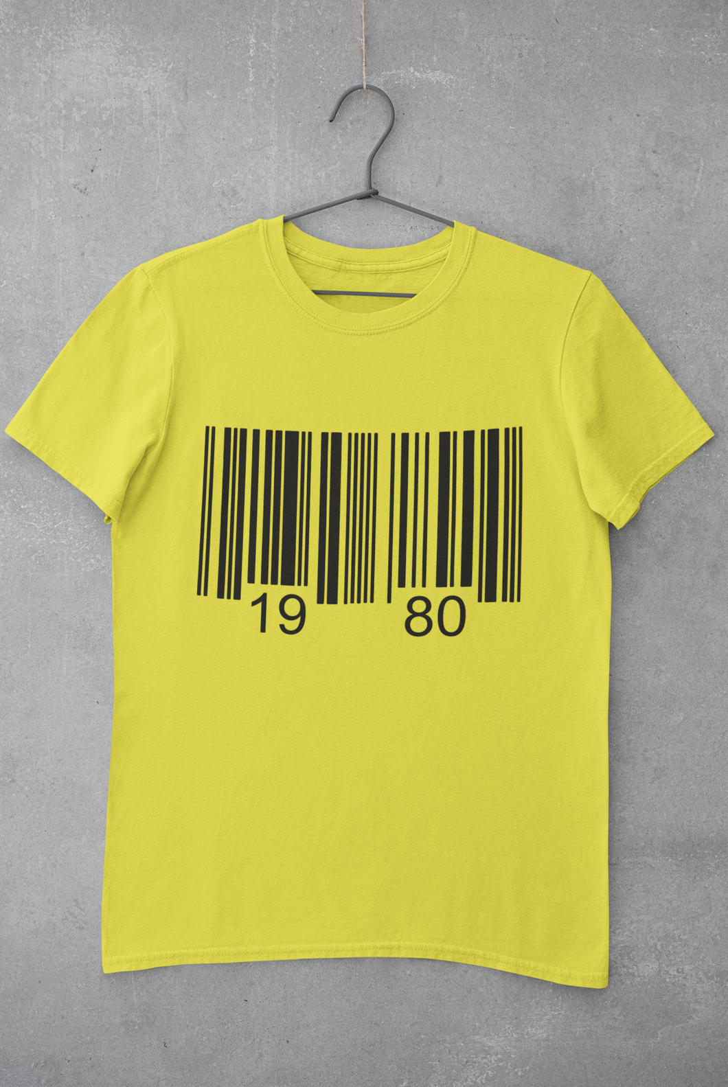 Bar Code Birthday Mens Half Sleeves T-shirt- KidsFashionVilla