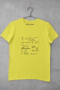 Math Formula Women Half Sleeves T-shirt- KidsFashionVilla