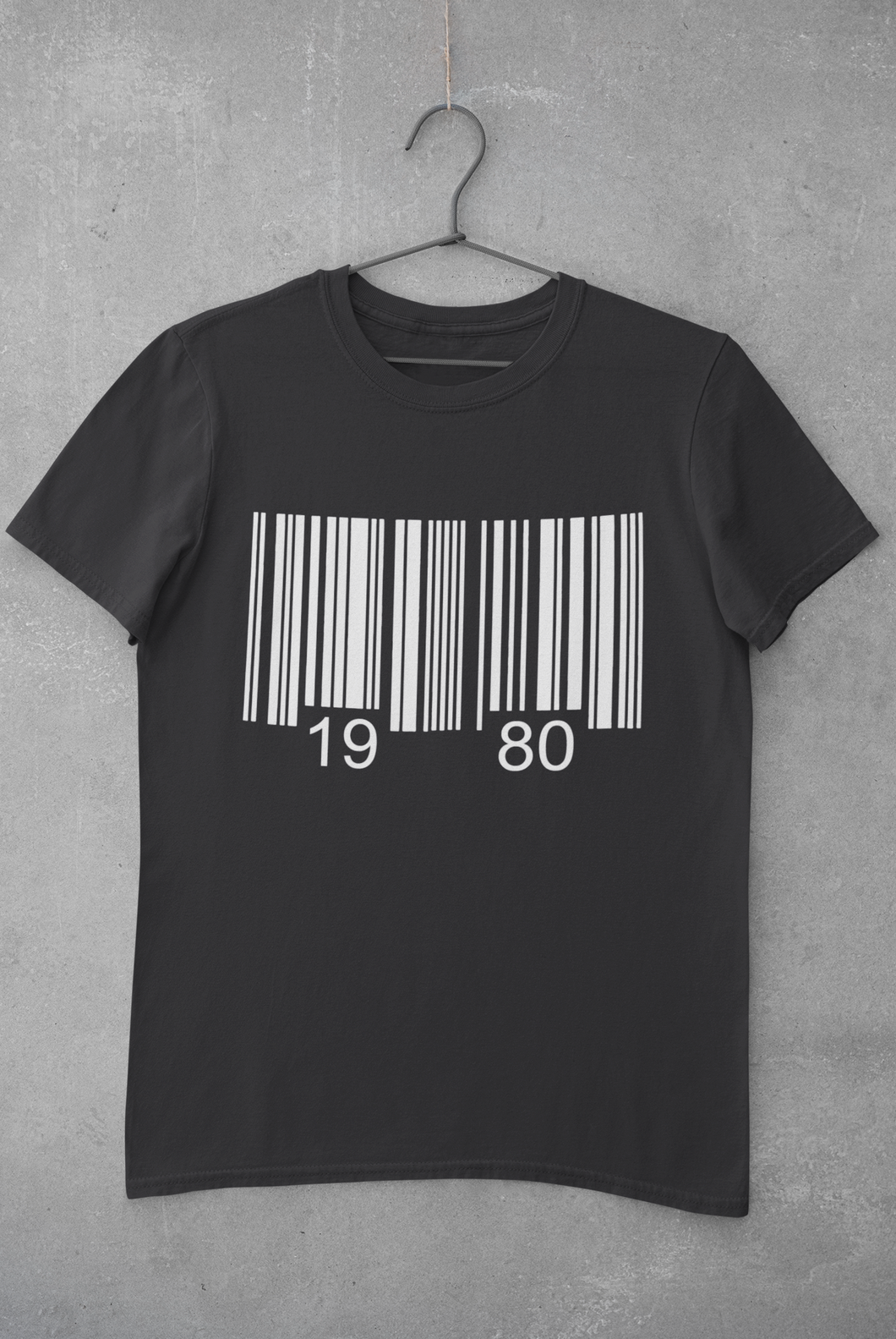 Bar Code Birthday Mens Half Sleeves T-shirt- KidsFashionVilla